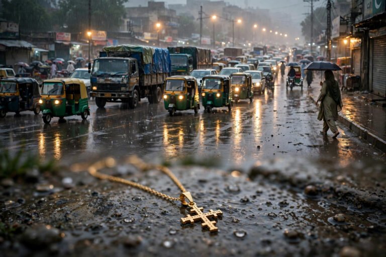 Doraha Ka Raaz: A Gujranwala Monsoon Love Story — desi story illustration