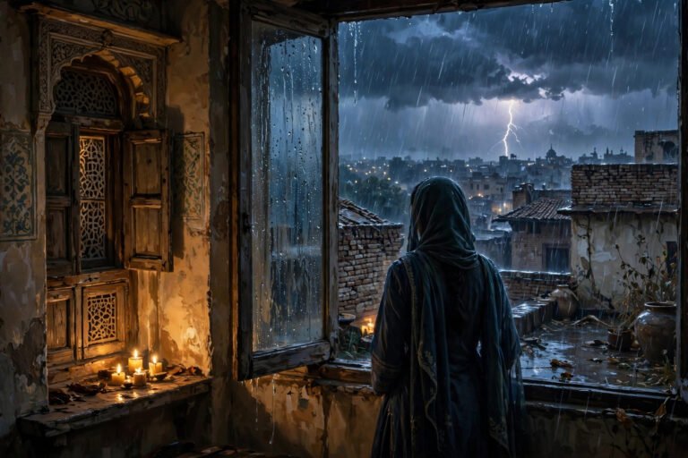 Barsaat Ki Woh Raat — desi story illustration